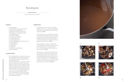 Entdecken Sie das ultimative Kalbsjus-Rezept, inspiriert von Jens Rittmeyers „SAUCEN – DAS KOCHBUCH VON JENS RITTMEYER“ aus dem Matthaes – DK Verlag. Folgen Sie unserer detaillierten Anleitung mit Brühe und Schritt-für-Schritt-Bildern, um diesen kulinarischen Genuss zu meistern.