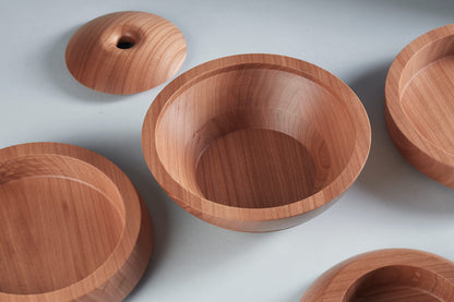 SERVIERSCHÜSSEL-SET in verschiedenen Holz-Ausführungen